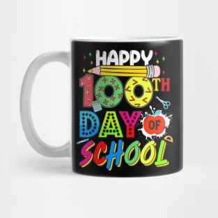 Happy 100 Days Of School 100Th Day Of School Teacher Kids Mug